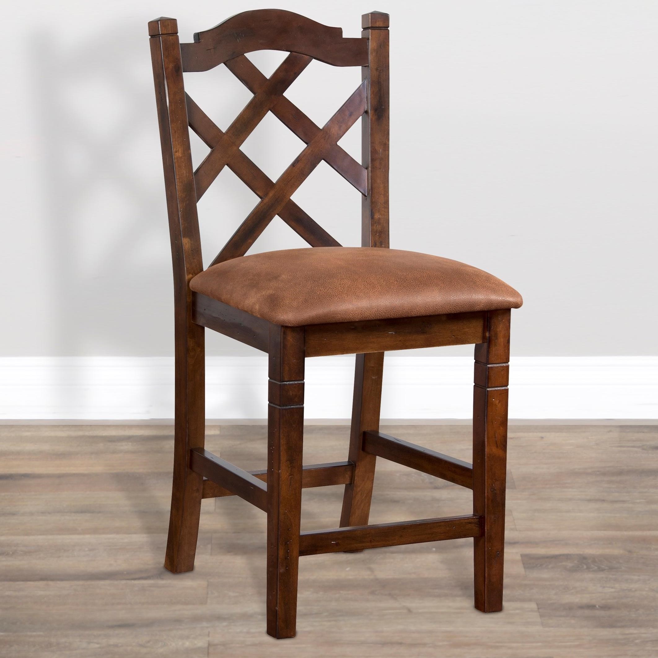 Sunny Designs Santa Fe 2 1848DC2 Counter Height Double Crossback